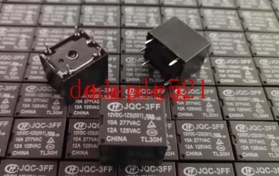 5pcs NEW HF JQC-3FF 24VDC-1ZS Electromagnetic Power Relay for Home Appliances - Image 1 of 3