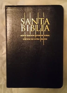 Die Heilige Bibel NVI große Buchstabenausgabe (Spanische Bibel-NVI-10893 (schwarz) - Bild 1 von 3