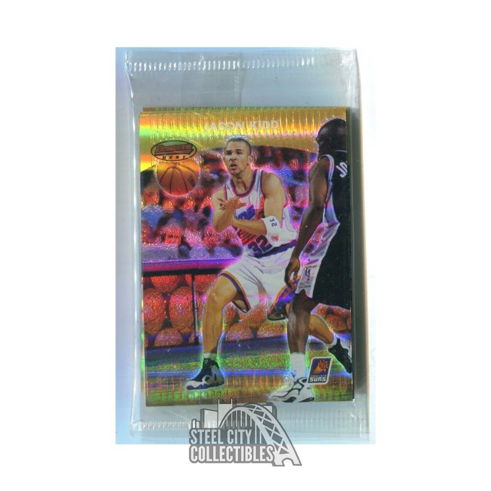 2000-01 Topps Bowman's Best Baloncesto Sellado 6 Tarjetas Paquete Promocional - Jason Kidd Foto 1 de 1