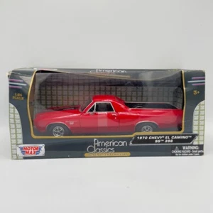 Motor Max 79347RD 1970 Chevrolet El Camino SS 396 Red 1/24 Diecast Model Car - Picture 1 of 6