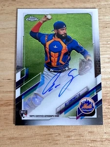 2021 Topps Chrome - Rookie Autographs Ali Sanchez #RA-ALS (AU, RC) - Picture 1 of 2