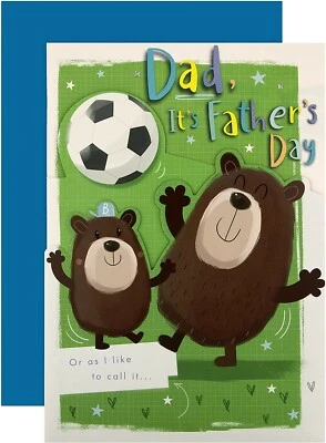 Tarjeta del Día del Padre para papá - Gus / Football Design Foto 1 de 4