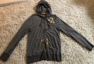 Vintage Ruehl No925 Large NYC Hoody Rare (by Abercrombie) vintage slim fit - Picture 1 of 11