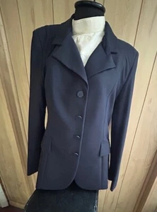Dressage COAT *Ladies 18R *Navy NEW Tredston Reversible Buttons - Picture 1 of 4