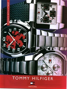 2004 PRINT AD - TOMMY HILFIGER WATCH AD - CLASSIC WITH A TWIST...AD ONLY TOMMY - Picture 1 of 1