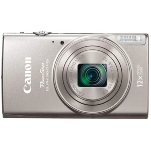 Canon PowerShot ELPH 360 HS WiFi 12x Optical Zoom 20.2 MP Digital Camera silver - Picture 1 of 12
