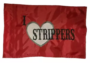 Custom I LOVE STRIPPERS Sicherheit Ersatz Peitsche Flagge ATV UTV SxS Jeep - Bild 1 von 5