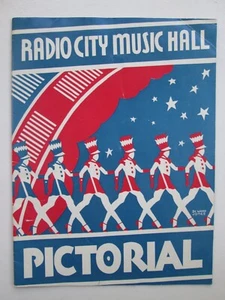 Folleto ilustrado Radio City Music Hall Rockefeller Center New York - Imagen 1 de 10