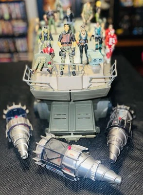 HASBRO GI JOE RISE OF COBRA LOT💥PIT MOBILE HEADQUARTERS💥WITH 3 MOLE PODS💥 - Image 1 of 4
