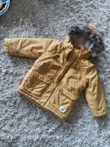 H&m Parka gefüttert Gr. 104 top Zustand ocker - Bild 1 von 6