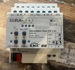 KNX/EIB Gira Jalousieaktor 2-fach 2152 00 - Bild 1 von 1