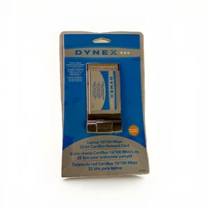 Dynex DX-E202 Laptop 10/100 Mbps 32-bit CardBus Network Card, Win7/Mac OS X_ NEW - Picture 1 of 2
