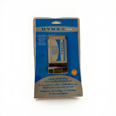 Dynex DX-E202 Laptop 10/100 Mbps 32-bit CardBus Network Card, Win7/Mac OS X_ NEW - Image 1 of 2