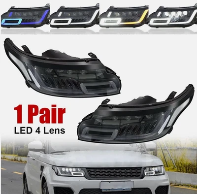 Conjunto de faros LED L+R de 2 piezas para Land Rover Range Rover Sport L494 2014-2017- Foto 1 de 4