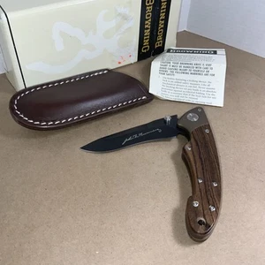 Vintage Browning Model 090 Classic Eclipse. Bocote Wood. Orig Sheath & Box - Picture 1 of 11