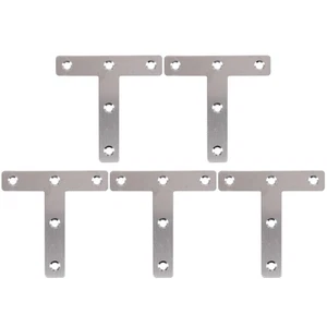 (R)5 Stueck Edelstahl Winkelblech-Ecke-Code T-Regalboeden 40 x 40 mm D7F57956 - Bild 1 von 3