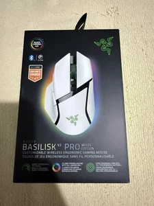 NEUF ! Souris de jeu Razer Basilisk V3 Pro - Blanc (RZ01-04620200-R3U1) - SCELLÉE - Photo 1/4