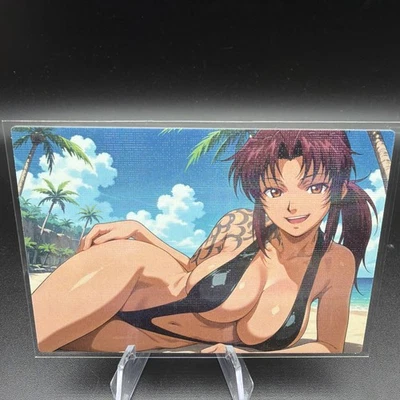Revy Black Lagoon Anime Waifu Card Doujin ACG Goddess Holo - Image 1 of 4