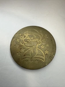 Pog Slammer King Features Eliminator 1994 Popeye Limited Edition Brass - Bild 1 von 2