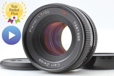 [Near Mint ] Contax Carl Zeiss Planar T* 50mm F/1.7 Lens CY Mount MMJ From JAPAN - Image 1 of 4