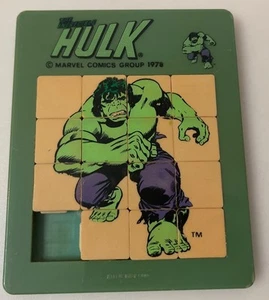 Vintage The Incredible Hulk Sliding Puzzle Marvel American Publishing Co 1978 - Picture 1 of 4