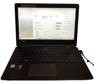 Acer Spin 5 SP513-51-395G Portatile Intel i3-6100U 4GB RAM 128GB SSD Win10 H *Leggi* - Foto 1 di 19