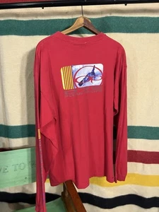 Vintage Y2K Ocean Pacific Long Sleeve Surf Shirt Graphic Sleeve Hit Size XXL - Picture 1 of 8