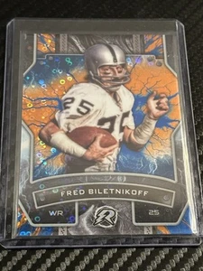 2024 Topps Resurgence Fred Biletnikoff Blue And Orange Spark Disco - Picture 1 of 2