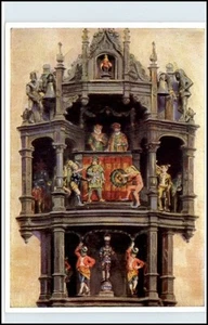 Bruckmann Bildkarte Nr. 177 Glockenspiel Schäffler-Tanz München Rathausturm - Picture 1 of 1