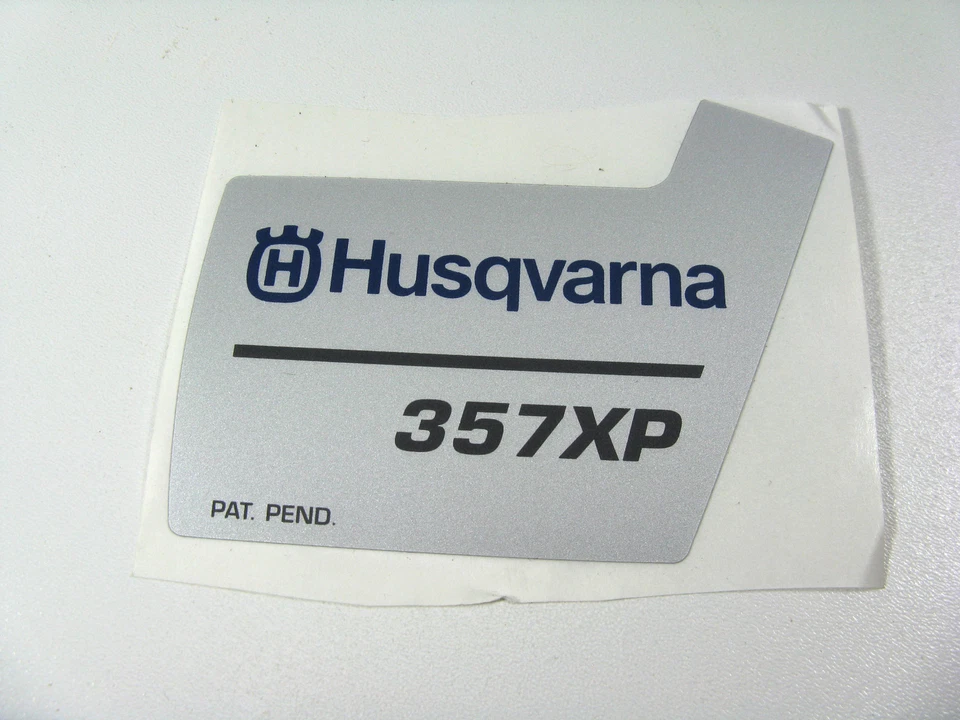 Husqvarna Aufkleber für 357 XP 357XP decal dekal Typenschild 537324801