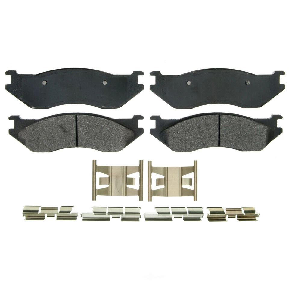 Nuevo juego de 2 almohadillas delanteras QuickStop semi-mátalic Bk Dodge Ram 1500 02-08 ZX966B Foto 1 de 1