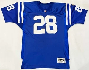 Vintage Wilson NFL Indianapolis Colts FAULK #28 Jersey Sz 50 Blue USA Stitched - Picture 1 of 8