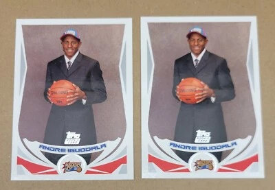 Andre Iguodala Two 2004-05 Topps Basketball Rookie Card #229 Philadelphia 76ers  - Image 1 of 2
