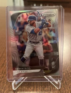 2020 Panini Prizm - Tier III Silver Prizm #241 Edwin Rios (RC) - Picture 1 of 2