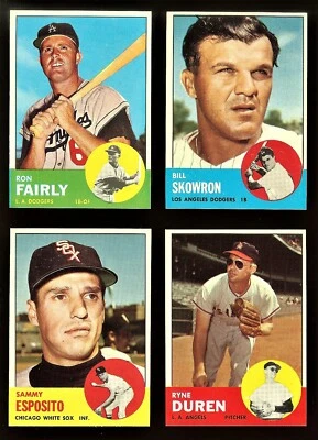 1963 Topps Baseball HIGH GRADE *Set Break!*  (#1 - #576) - Image 1 of 2