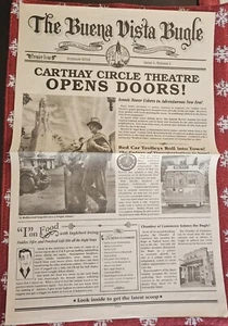 Disney CALIFORNIA Adventure "The Buena Vista Bugle" Summer 2012 Vol 1 ISSUE 1 - Picture 1 of 3