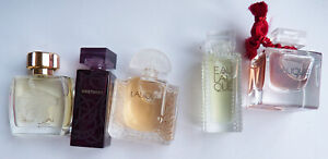 lot de 5 miniatures de parfum LALIQUE flacon + boite