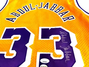 KAREEM ABDUL JABBAR Signed (Adidas) Lakers Jersey -JSA Authenticated #FF69666 - Picture 1 of 4