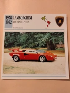 CLASSIC CARS Atlas Editions 78/82 LAMBORGHINI Countach LP 400S free ship - Picture 1 of 2
