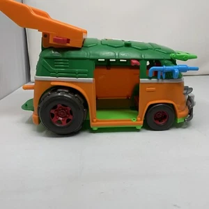 2015 Teenage Mutant Ninja Turtles Party Wagon TMNT Van, Missing Door And Pizza - Picture 1 of 4
