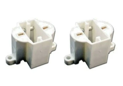 2 pcs - CFL-Compact Fluorescent Lampholder Socket 2Pin GX23 Vertical Snap-In  - Image 1 of 4