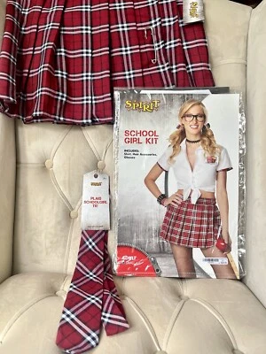 School Girl Bundle: Women’s Costume (S 4-6) - Image 1 of 4