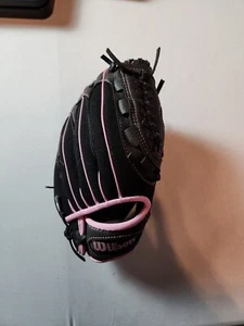 Wilson Black Pink T-ball Baseball Glove 10" - New, Never Used! - Picture 1 of 12