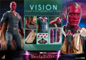 New Hot Toys TMS037 Wandavision 1/6 Vision Collectible Action Figure In Stock - Picture 1 of 20