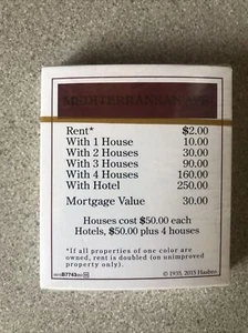 🔥 2015 Monopoly Hasbro Board Game Replacement Property Title Deeds Cards New - Picture 1 of 2