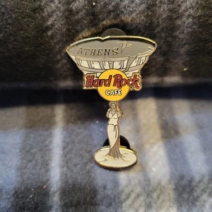 Vintage Hard Rock Cafe Pin Athen Göttin Athene Statue Martini Glas 2004 - Bild 1 von 2