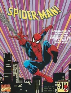 Póster del 30 aniversario de Amazing Spider-Man 1992 Lee Ditko Romita Frenz 9,4 casi nuevo - Imagen 1 de 3