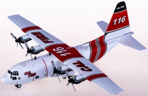 1:200 para Herpa para CAL Fire para Lockheed para Martin C-130H para Hercules 116 - Imagen 1 de 4