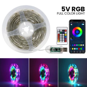 USB 10M 5V RGBIC bluetooth APP WS2812B sk6812 Pixel Fairy led string tree light - Picture 1 of 12