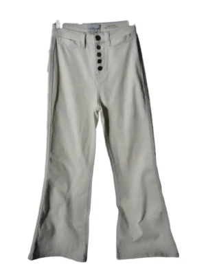 Pantalones de mezclilla sueltos Lola Stevie Ivry tiro ultra alto talla 25 botones campana parte inferior acampanada Foto 1 de 4